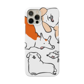 いろんな犬のゆるいイラスト Smartphone Case