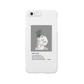 with tulips Smartphone Case