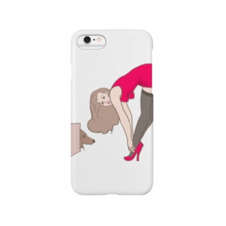 Pinup Girl-Puppy Smartphone Case
