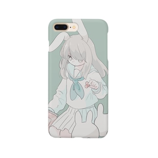 うさ耳の女の子 スマホケース