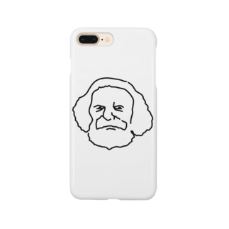 マルクス Marx イラスト 経済学者 哲学者 偉人アート Aliviostaのスマホケース Iphoneケース 通販 Suzuri スズリ