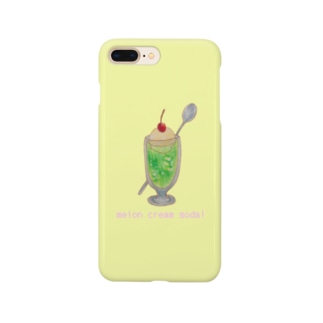 melon cream soda！ スマホケース 黄色 Smartphone Case