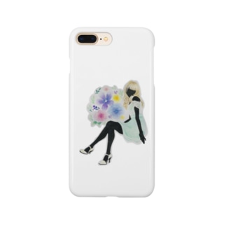 お花と影絵風な女の子 レースのワンピース ココユキ 水彩画ショップ Yukinoko のスマホケース Iphoneケース 通販 Suzuri スズリ お花と影絵風な女の子 レースのワンピース ココユキ 水彩画ショップ Yukinoko のスマホケース Iphoneケース 通販 Suzuri スズリ