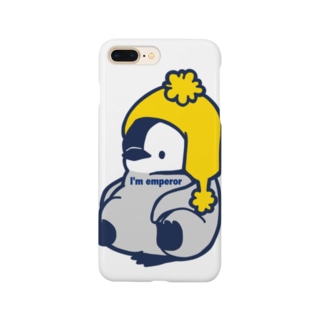 皇帝ペンギンの赤ちゃんボンボン帽子 Smartphone Case