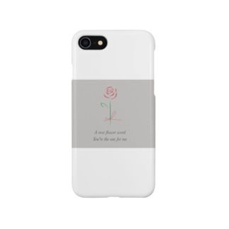 1輪の薔薇 Smartphone Case