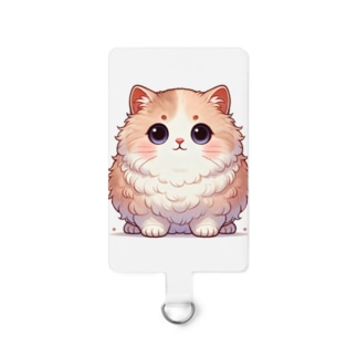 ふわふわねこ Smartphone Strap