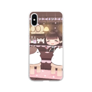 耳かきラジオ５スマホケース ソフトクリアスマホケース