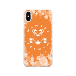aniまる ウォンバット / sp-case Soft Clear Smartphone Case