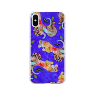Sumatra-Chocolate-Tiger design Soft Clear Smartphone Case