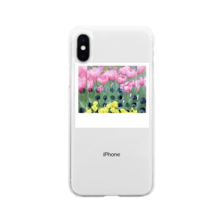 SPRING_チューリップ Soft Clear Smartphone Case