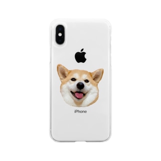 柴犬のまるちゃん Soft Clear Smartphone Case