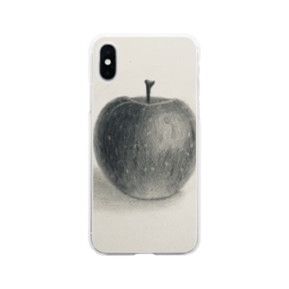 りんご Soft Clear Smartphone Case