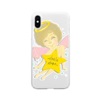 星の天使 Soft Clear Smartphone Case