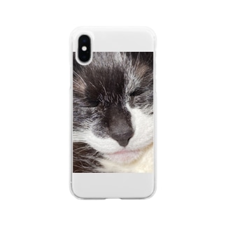 昼寝する猫2 Soft Clear Smartphone Case