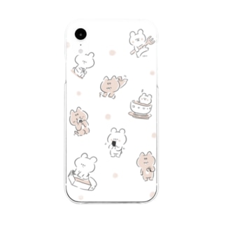 しろくまななみん 総柄 Soft Clear Smartphone Cases Iphone By しろくまななみん Nnmn 7 Suzuri