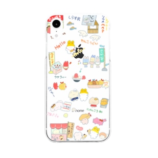 キュートなグルメフレンズ♡ Soft Clear Smartphone Case