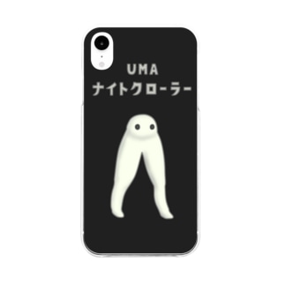UMA ナイトクローラー (背景スミ色) Soft Clear Smartphone Case