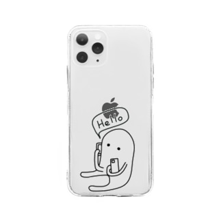 bubble baby Hello A Soft Clear Smartphone Case