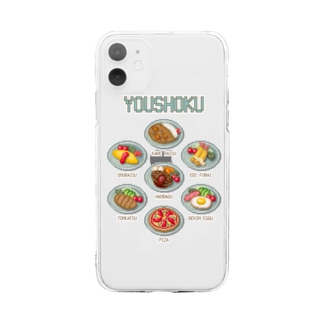 YOUSHOKU_1FB Soft Clear Smartphone Case