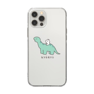 恐竜とうさちゃん Soft Clear Smartphone Case