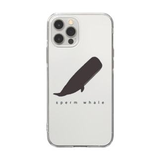 マッコウクジラ Soft Clear Smartphone Case