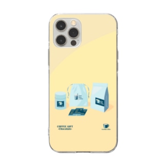 COFFEE GIFT -Chocolate- YELLOW Ver. Soft Clear Smartphone Case