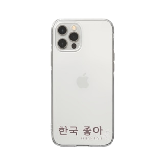 한국 좋아（韓国好き）iphoneケース Soft Clear Smartphone Case