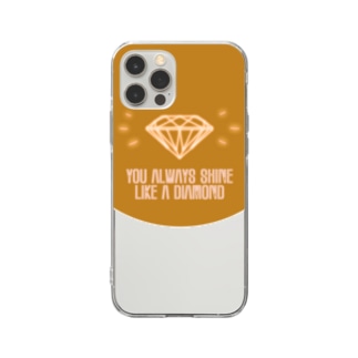 shine like a diamond Soft Clear Smartphone Case