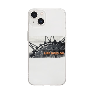 LIFE GOES ON Soft Clear Smartphone Case