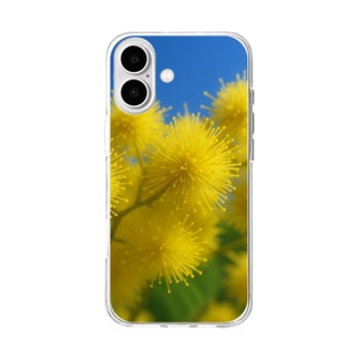 ミモザ Soft Clear Smartphone Case