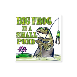 Big Frog In A Small Pond  Sticker