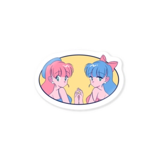 双子のアイドルちゃん Sticker