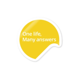 One life, Many answers Sticker
