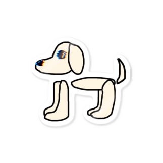グリッチ犬 Sticker