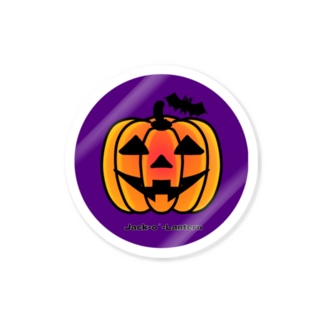Jack-o´-Lantern(紫) Sticker