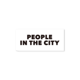 PEOPLE IN THE CITY ステッカー Sticker