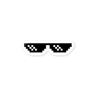 ドット絵のサングラス Xz Xeyu404 のステッカー通販 Suzuri スズリ ドット絵のサングラス Xz Xeyu404 のステッカー通販 Suzuri スズリ