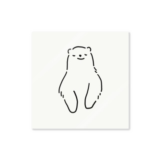 シロクマ ホッキョクグマ イラスト 動物 かわいい アイテムの通販