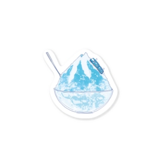 かき氷電車（ブルーハワイ） Sticker