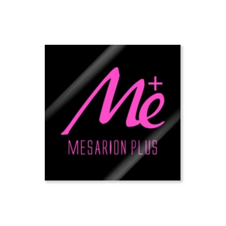 MESARION+ロゴ（ピンク） ステッカー