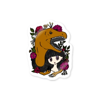 ティラノサウルスガール Sticker