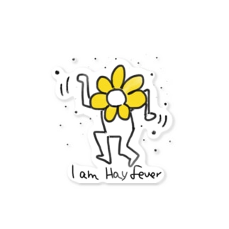 「I am Hay fever(私は花粉症です)」 Sticker