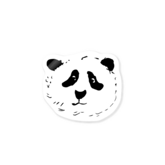 笹を正しく食べるパンダ Sticker