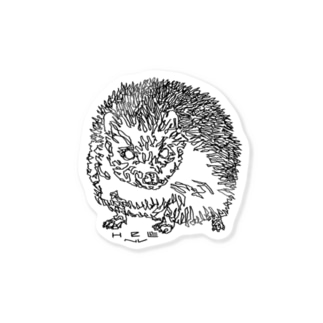 左手で描いたハリネズミ ステッカー Helll ヘル Helll のステッカー通販 Suzuri スズリ 左手で描いたハリネズミ ステッカー Helll ヘル Helll のステッカー通販 Suzuri スズリ