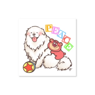 【依頼品】yuno犬種ステッカー「グレートピレニーズ」 Sticker