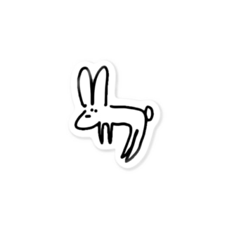 ５秒で描いたウサギ Sticker
