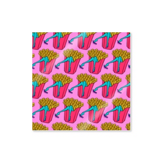 誘惑のフライドポテト🍟　ピンクAO / FRENCH FRIES GULTY PLEASURE Sticker