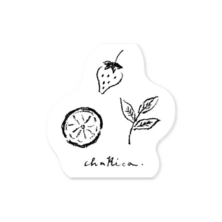 フルーツと茶 Sticker