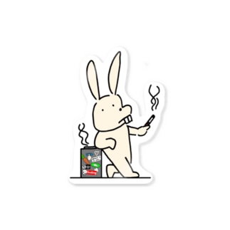 ウサギ ippuku Sticker