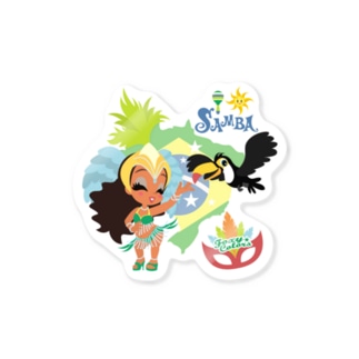 I​ ​L​O​V​E​ ​S​A​M​B​A​!​ ​ア​イ​ラ​ブ​・​サ​ン​バ​! Sticker